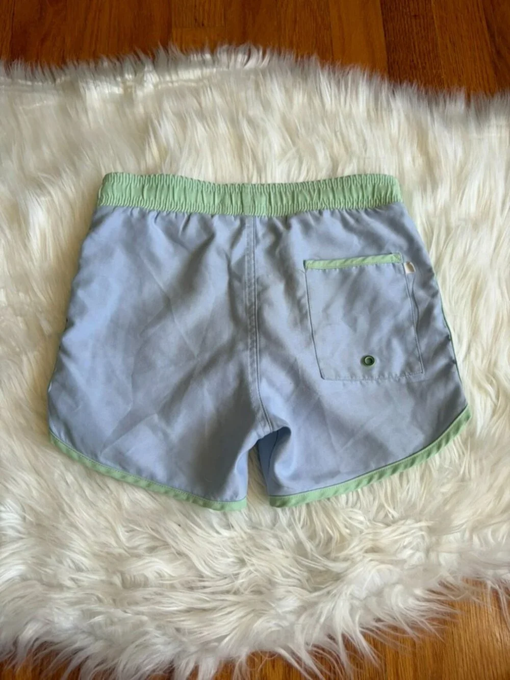 Minnow Blue Oasis Boardies Swim Trunks Boys 7/8
